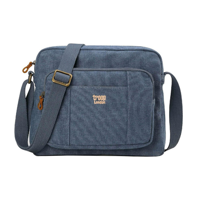 TRP0234 - Zip Top Satchel - Blue