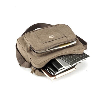 TRP0234 - Zip Top Satchel - Brown