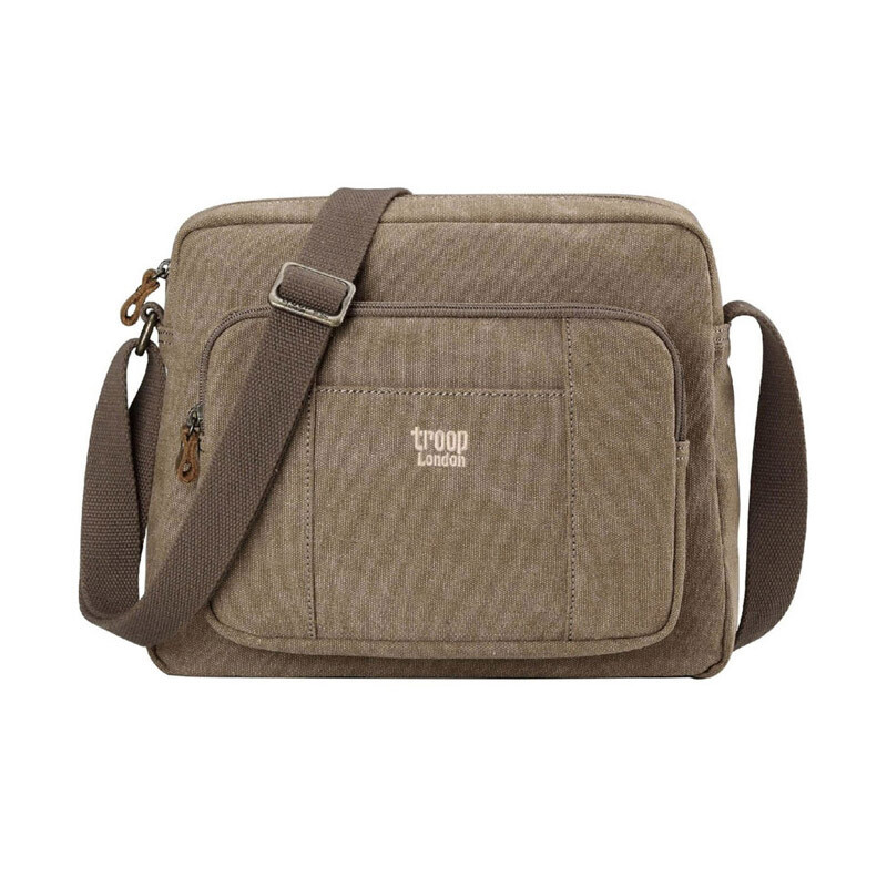 TRP0234 - Zip Top Satchel - Brown