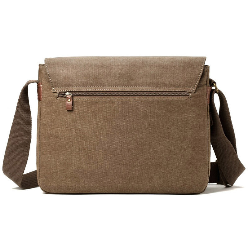 TRP0241 - Small Flap Front Messenger Bag - Brown