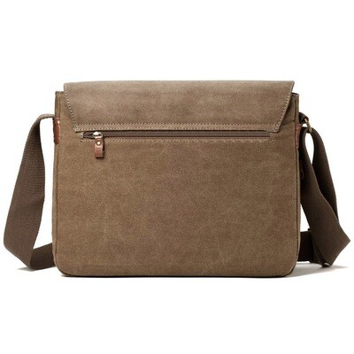 TRP0241 - Small Flap Front Messenger Bag - Brown