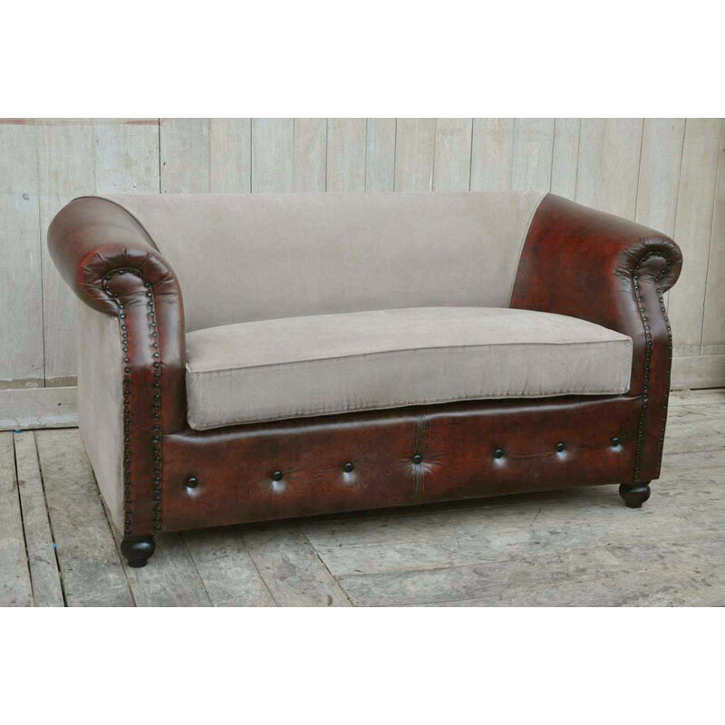 Phoenix Sofa - Leather/Canvas