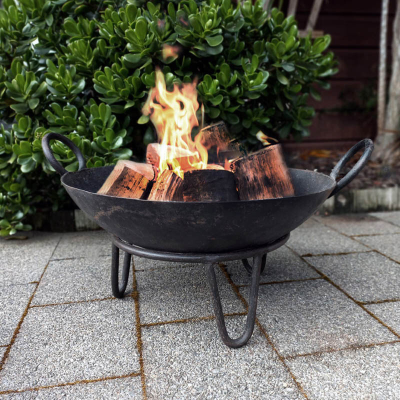 Kadai Bowl &amp; Tripod (2 sizes)