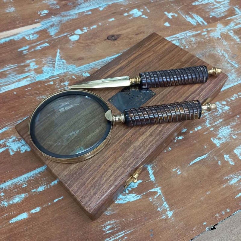 Magnifying Glass &amp; Letter Opener - Boxed Set