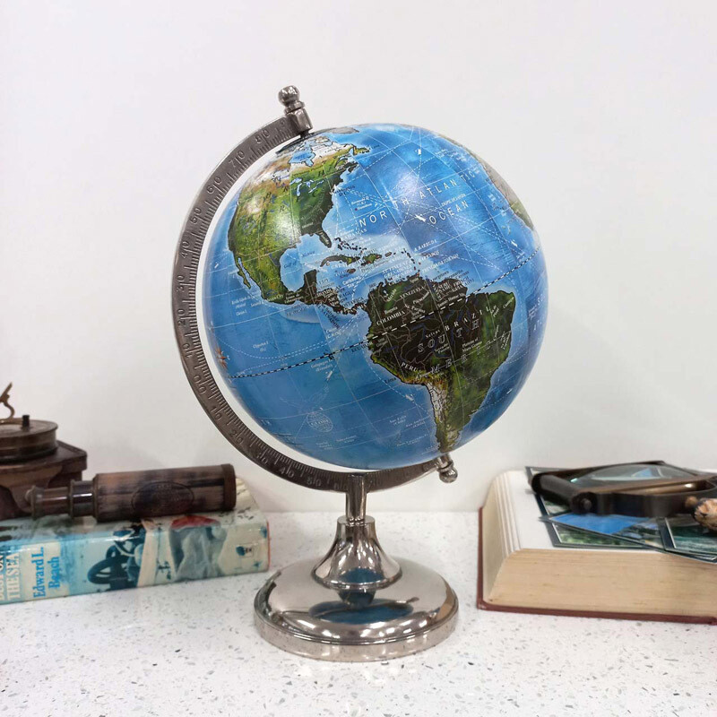 Medium Globe - Vibrant Colour Map