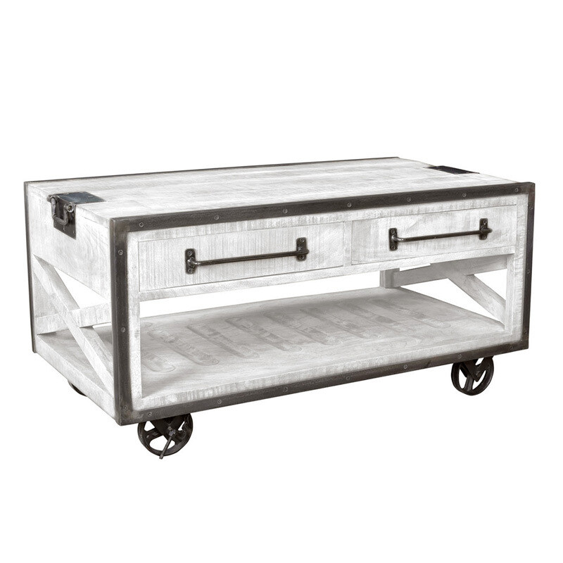 Wisconsin Coffee Table - Whitewash