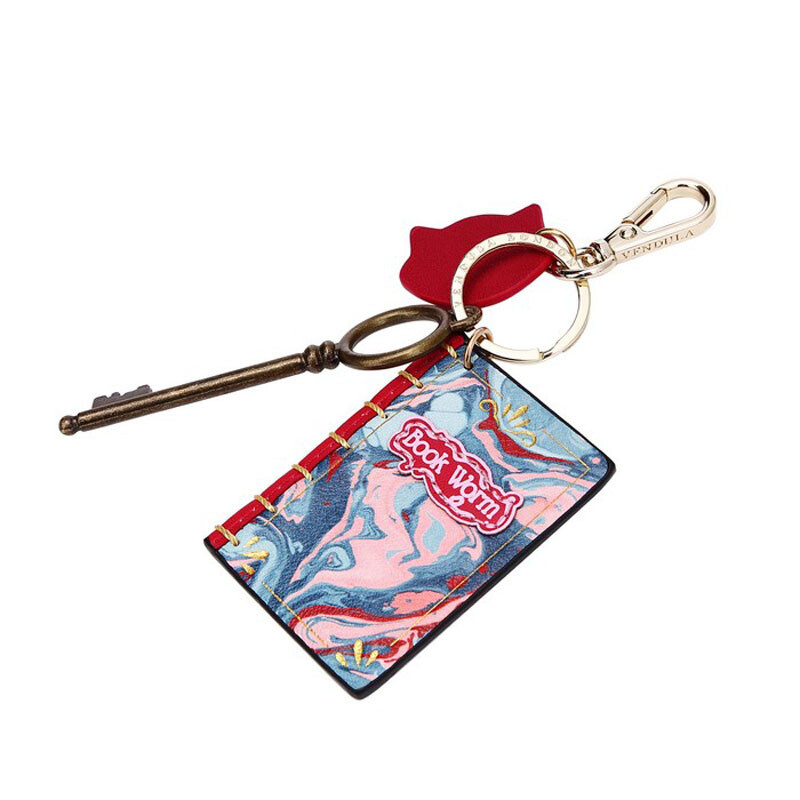 Mini Book Key Charm - Bookworm