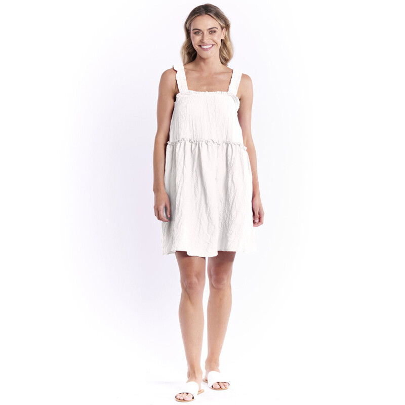 Rosie Beach Dress - White