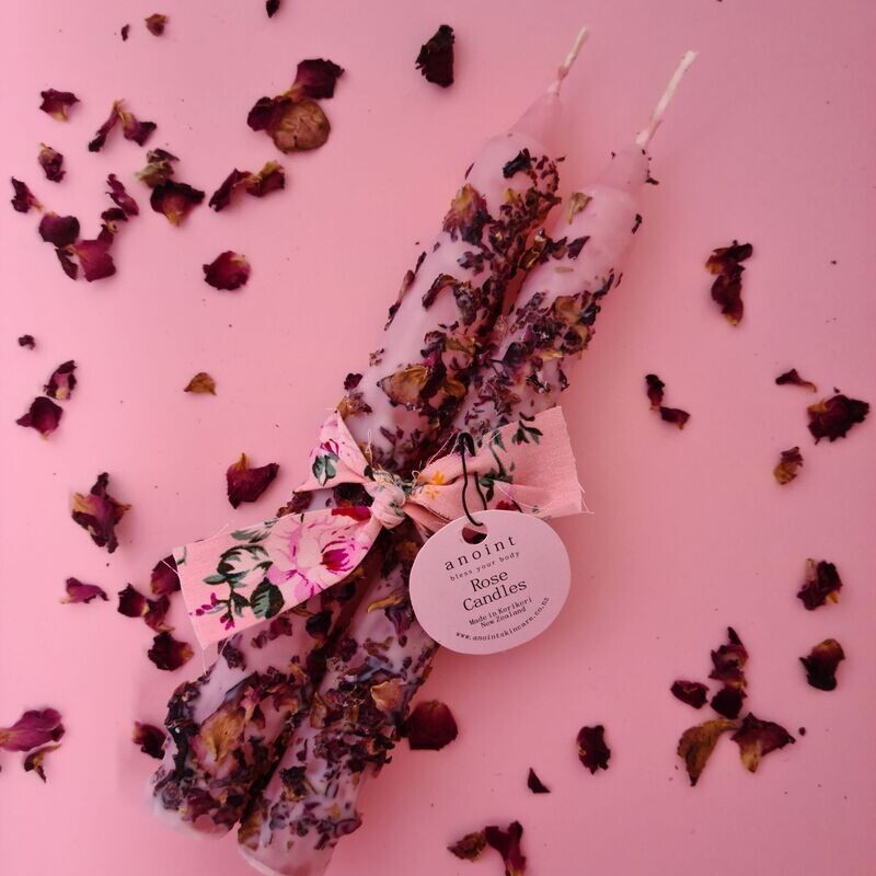 Rose Candles (Set of 2)