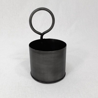 Gunmetal Pot W/Handle - Single