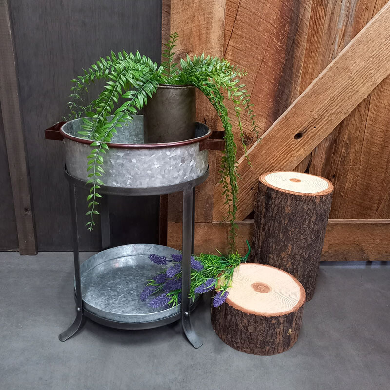 Planter Stand w/Tray Lg