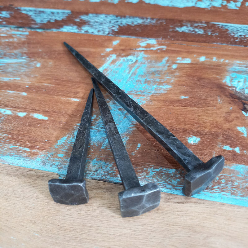 Nail Sq Head Handforged Steel Sm