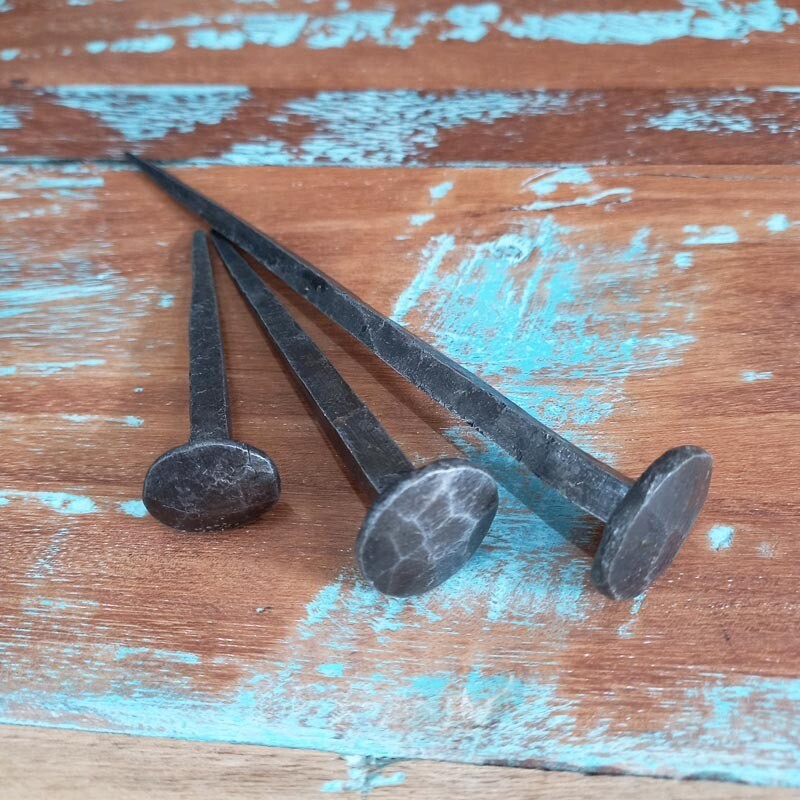 Nail Rnd Head Handforged Steel Sm