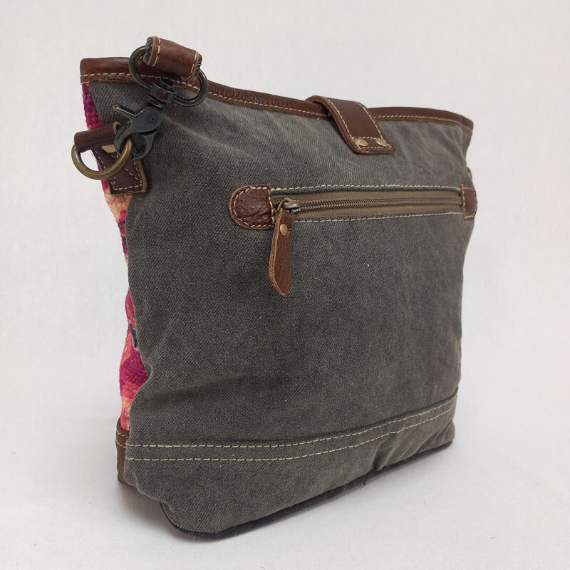 Vera - Canvas/Leather Crossbody Bag