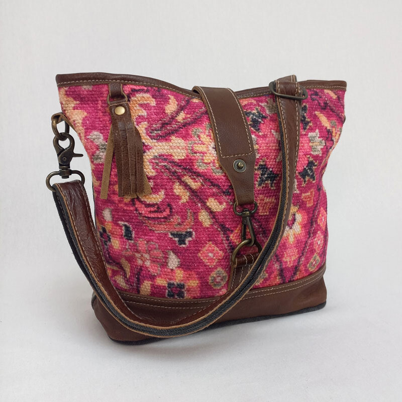 Vera - Canvas/Leather Crossbody Bag