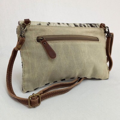 Becca - Hide/Canvas Crossbody Bag