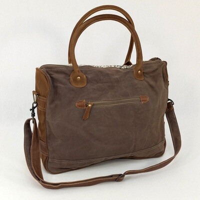 Aubrey - Hide/Canvas Crossbody/Tote
