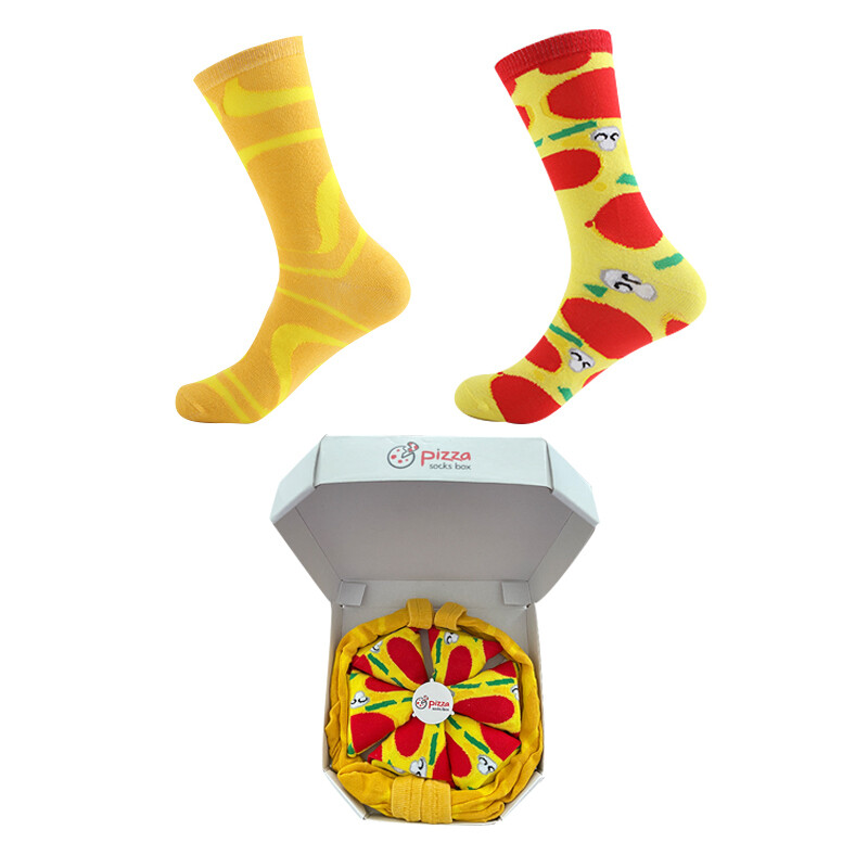 Pizza Box Socks 4pr