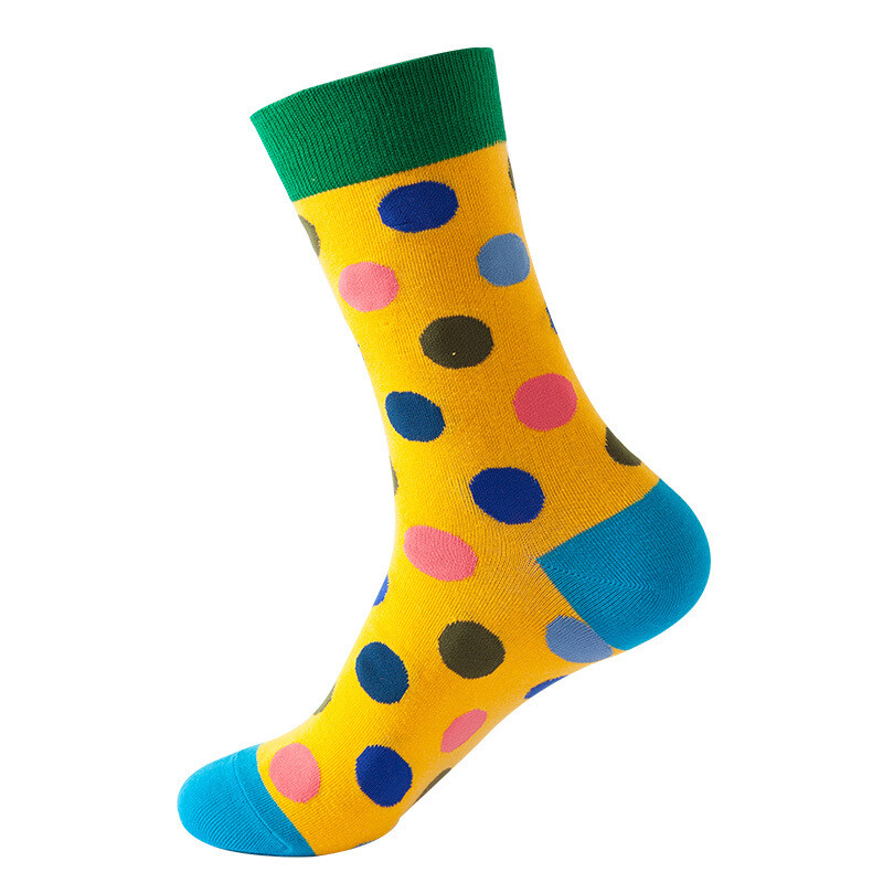outta SOCKS - Polka Dot Yellow