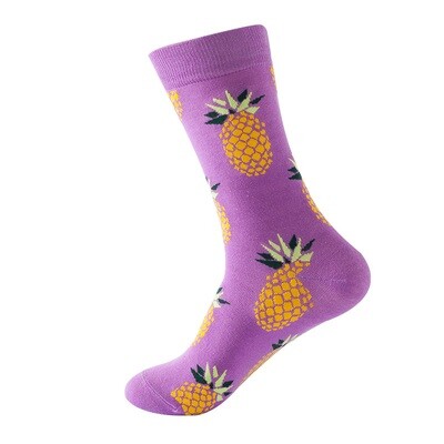 outta SOCKS - Pineapples Purple