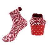 Cupcake Socks - Red 1pr