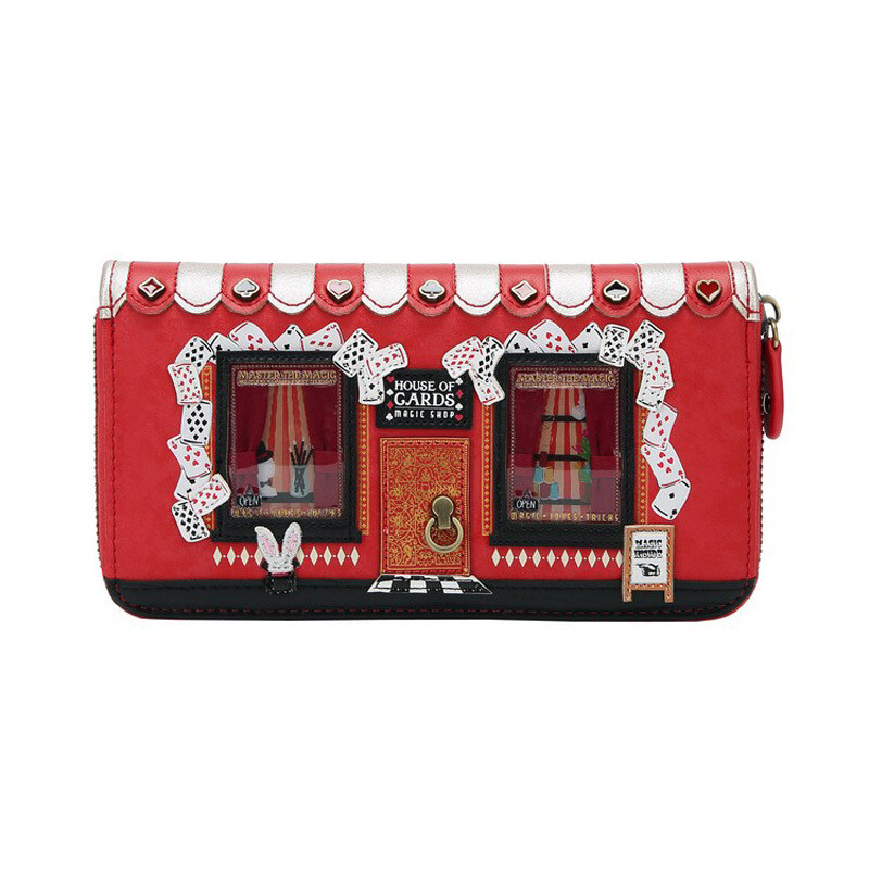 Large Ziparound Wallet - House of Cards