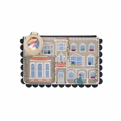 Zip Card Coin Purse -Heritage Victorian Doll House