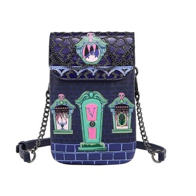 Phone Pouch - Cat Dracula's Haunted House