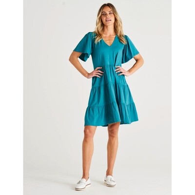 Cressida Dress - Deep Sea