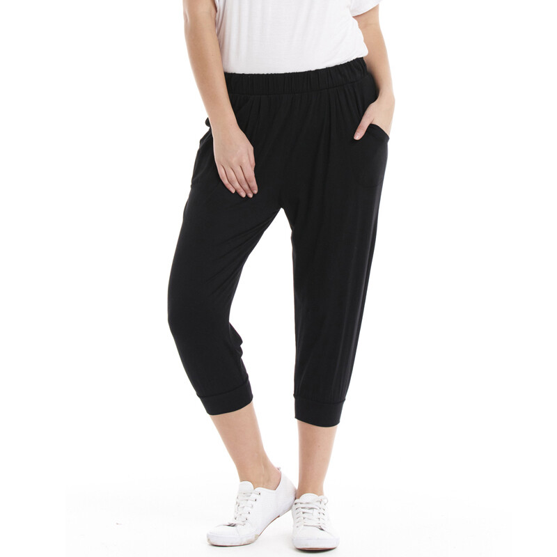 Tokyo 3/4 Pant - Black