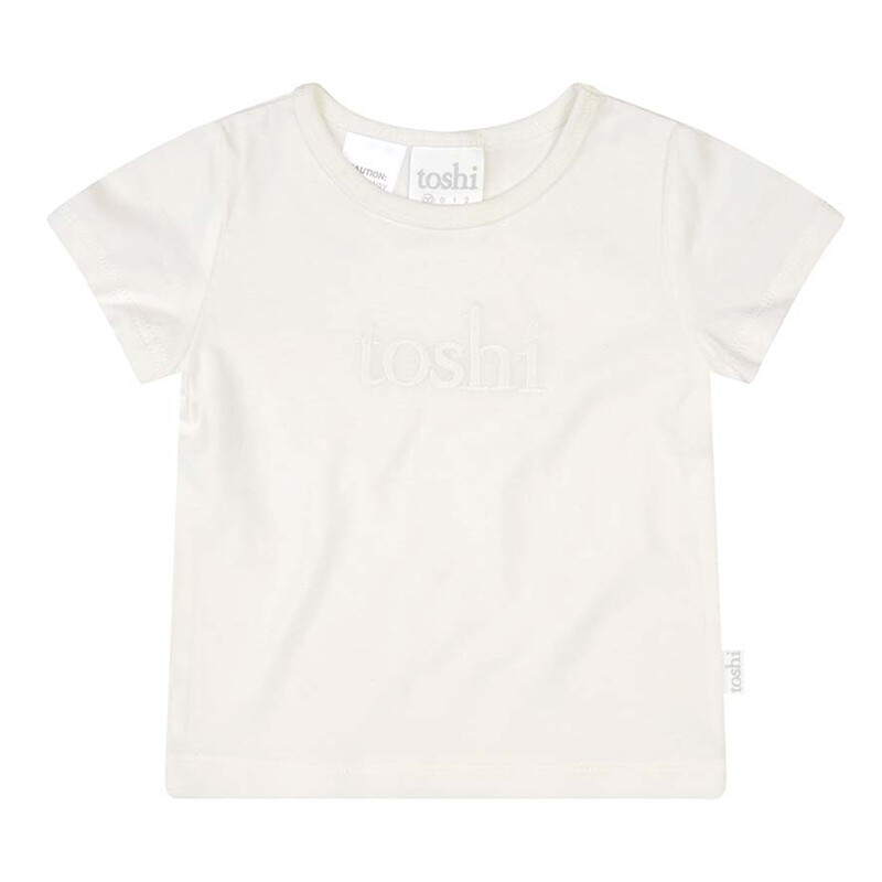 Dreamtime Organic Tee S/S Logo - Cream