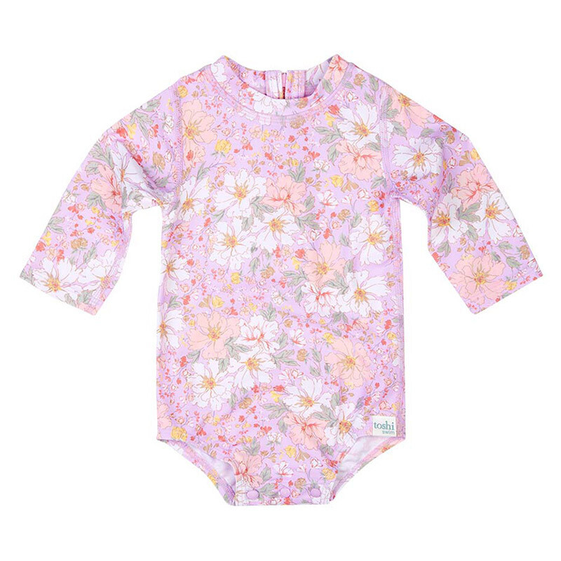Swim Baby Onesie L/S Classic - Dahlia