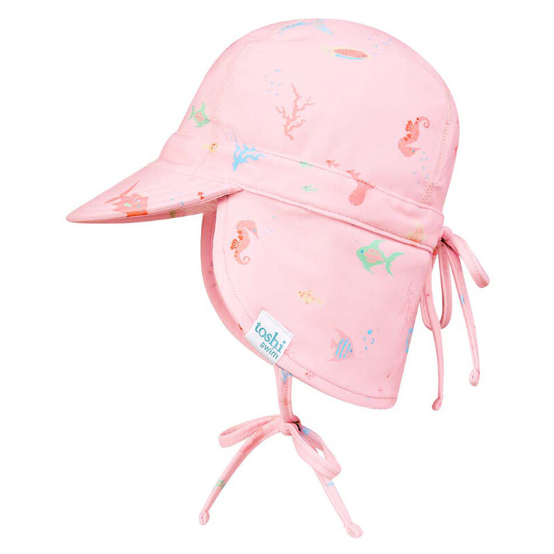 Swim Baby Flap Cap Classic - Coral