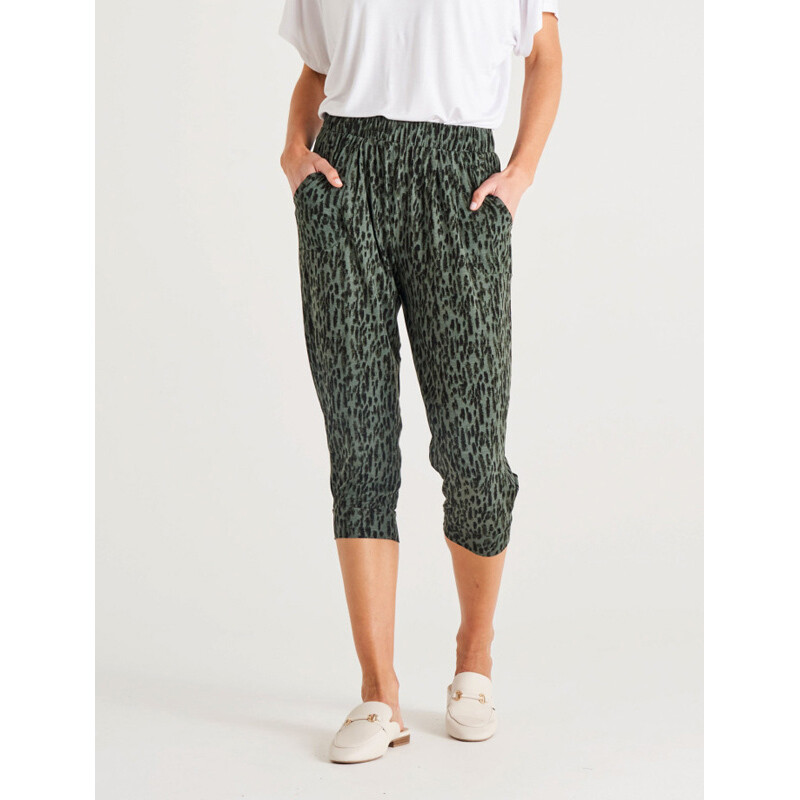Tokyo 3/4 Pant - Abstract Print