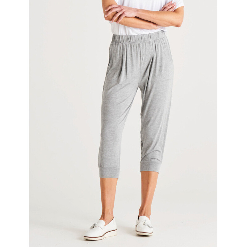 Tokyo 3/4 Pant - Grey Marle