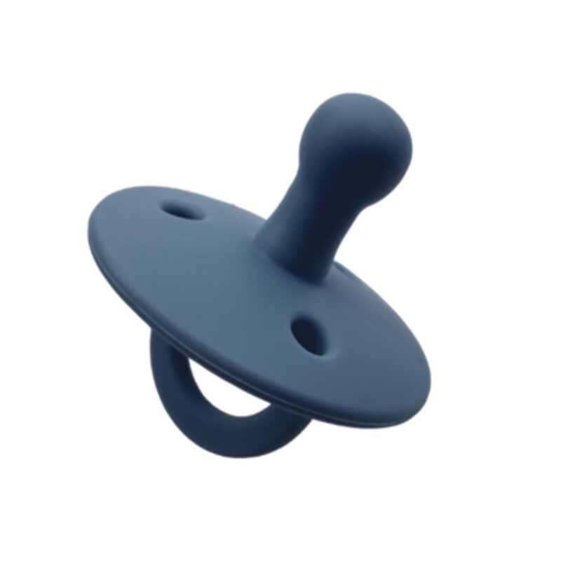 Silicone Pacifier, Color: Denim Blue 2