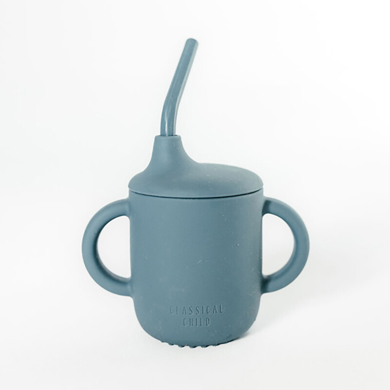 Silicone First Cup, Color: Denim