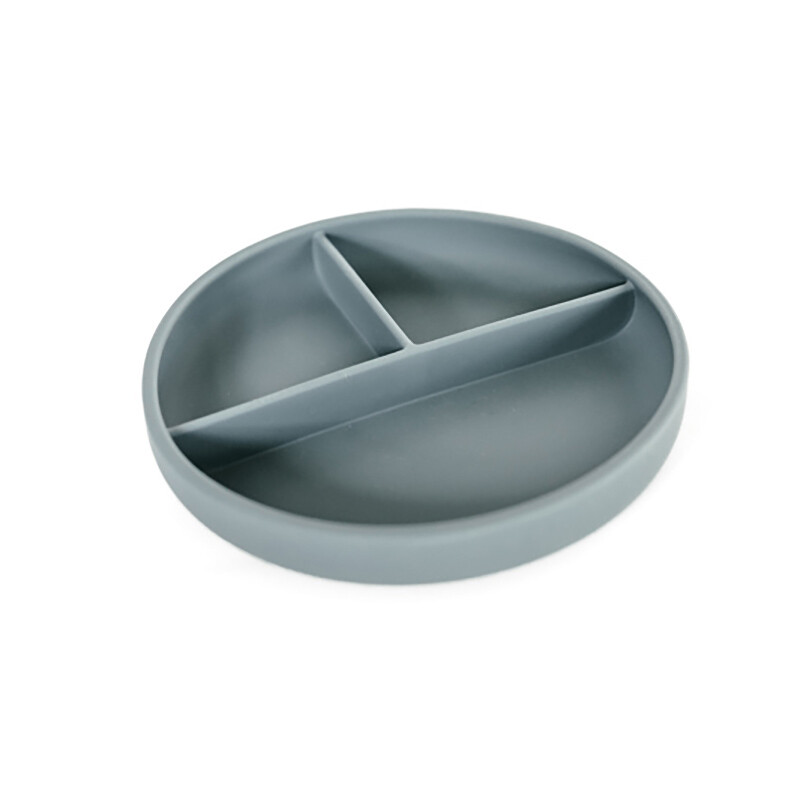 Silicone Plate, Color: Denim