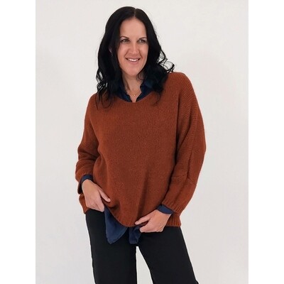 Dafne Cosy-sleeve Mohair Sweater