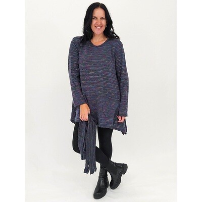 Zahra A-line Knit &amp; Scarf