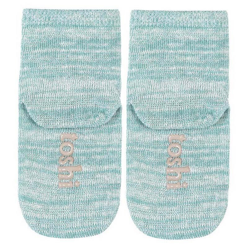 Org Socks Ankle Marle - Jade
