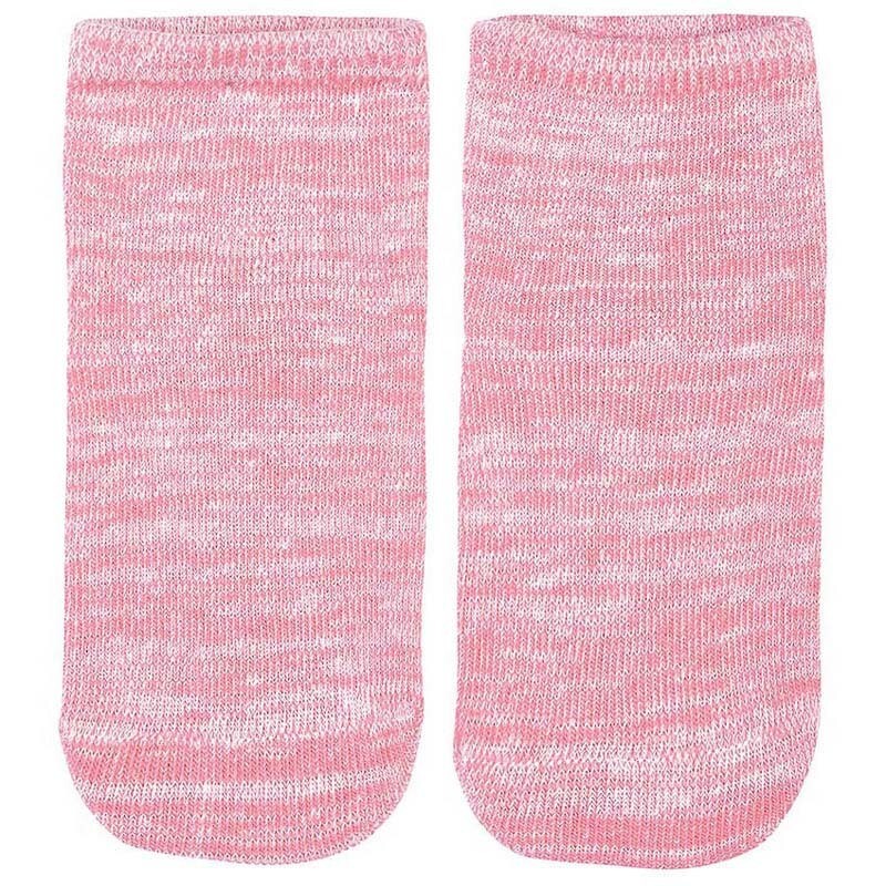 Org Socks Ankle Marle - Blossom, Size: 0-6m