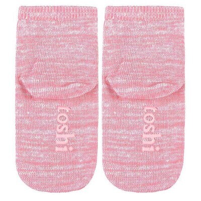 Org Socks Ankle Marle - Blossom