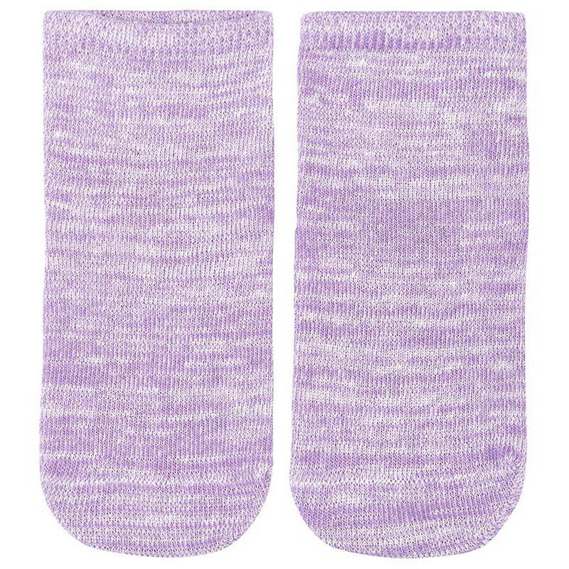 Org Socks Ankle Marle - Lavender
