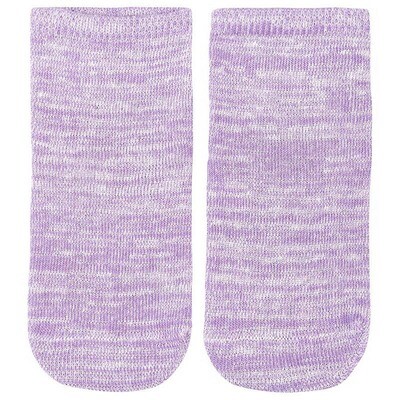 Org Socks Ankle Marle - Lavender