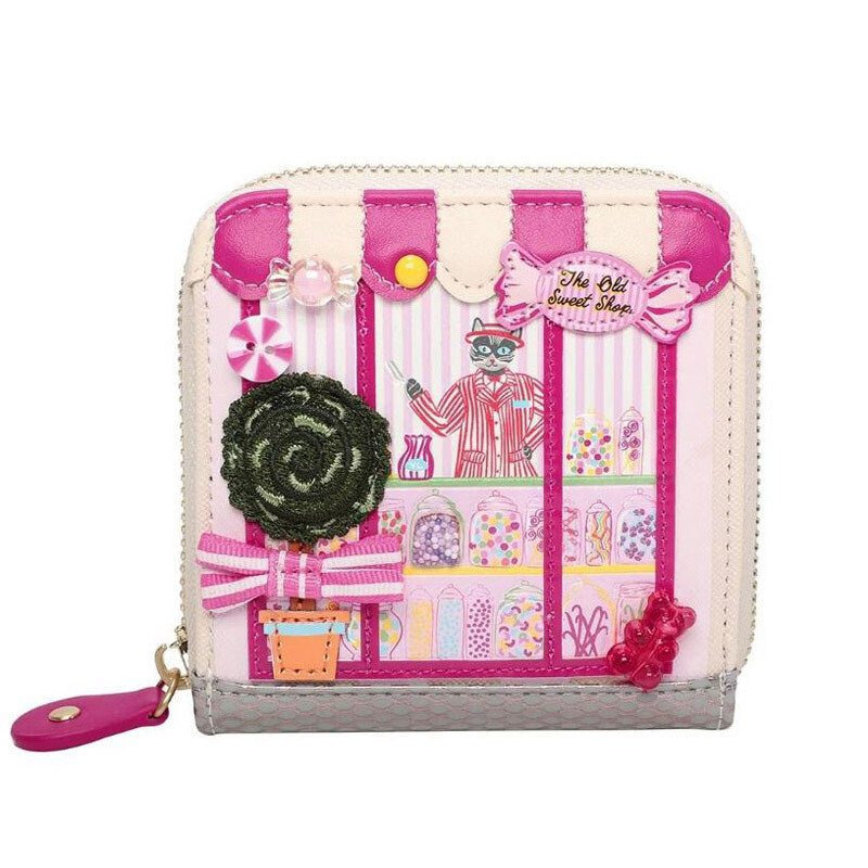 Square Wallet - The Old Sweet Shop