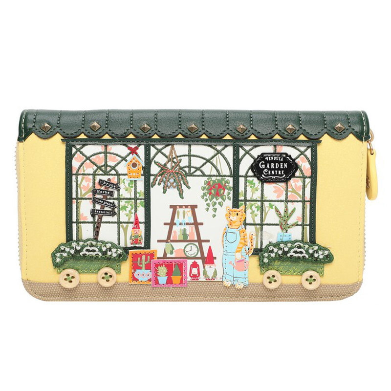 Large Ziparound Wallet - Garden Centre
