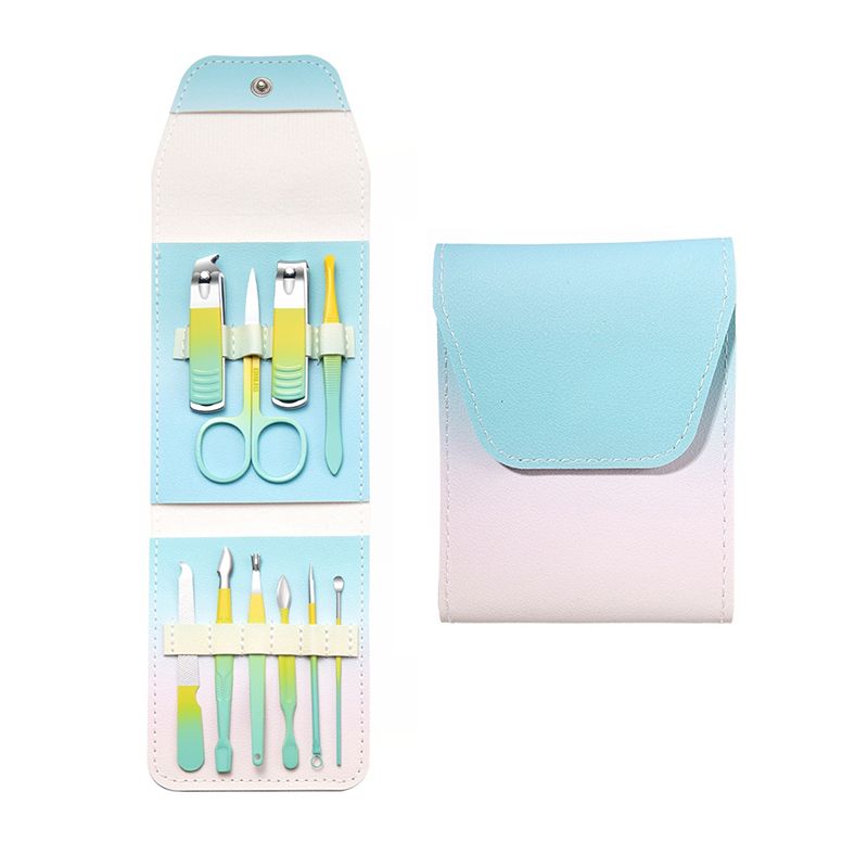 10pc Ombre Manicure Set - Blue