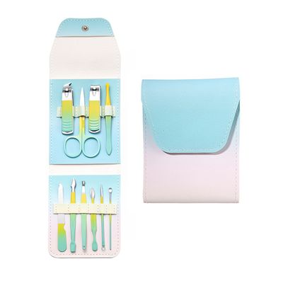 10pc Ombre Manicure Set - Blue