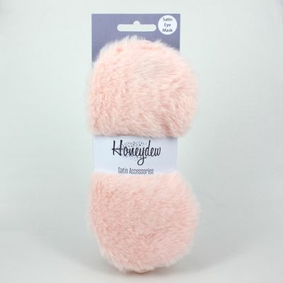Honeydew Satin Plush Eye Mask